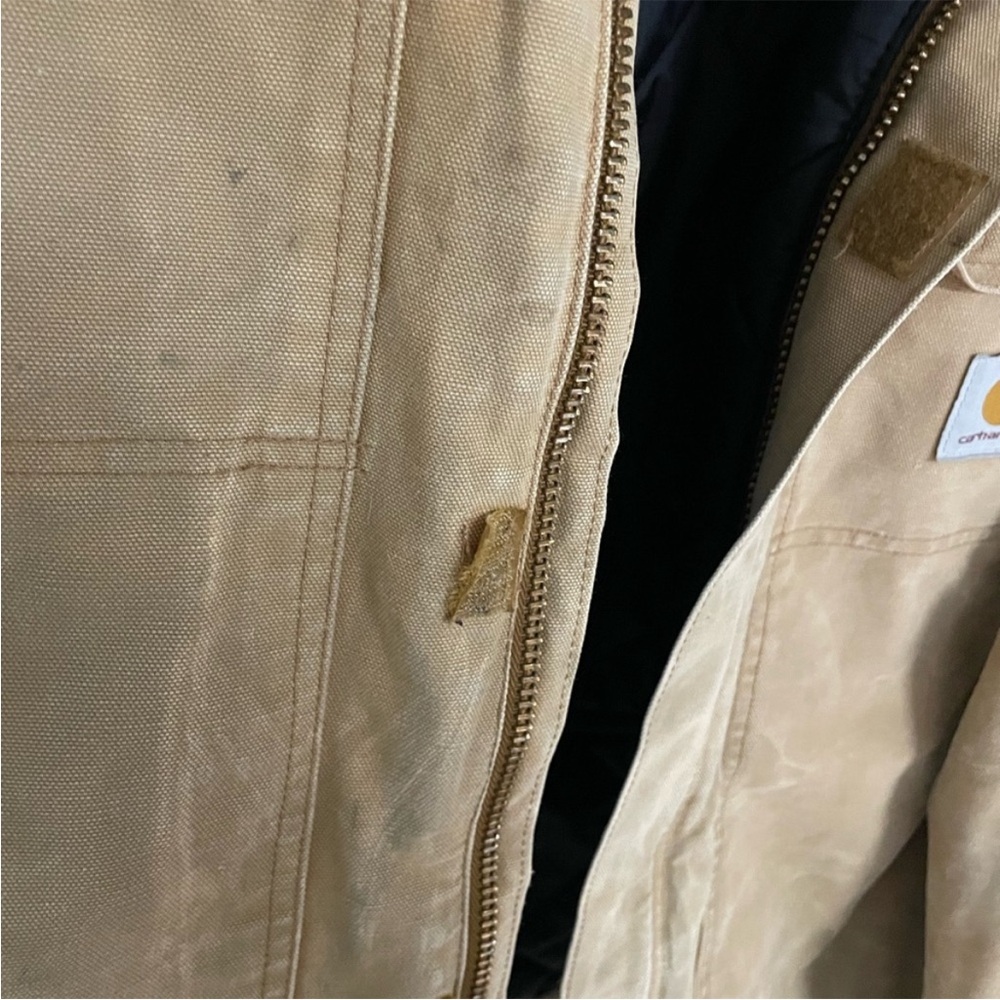 Carhartt chore coat vintage Arctic canvas quilted barn jacket men’s size xxl tan - Picture 6 of 8